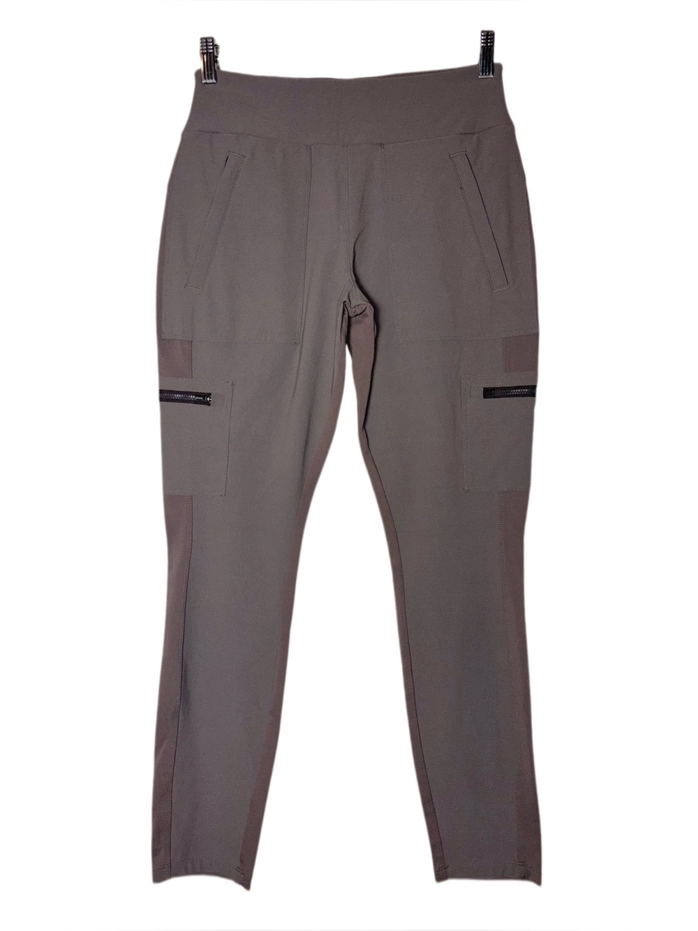 Athleta Headlands Hybrid Cargo Tights Woman's Size 8 in Taupe
